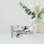 mechanische moersleutel | Automatisch winkelen Visitekaartje (Staand voorkant)