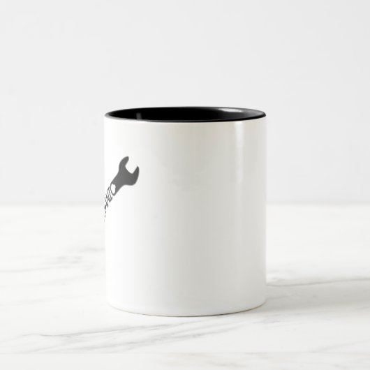 Mechanische moersleutel tweekleurige koffiemok (Center)