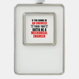 MECHANISCHE MOTOR VERZILVERD OMLIJST ORNAMENT