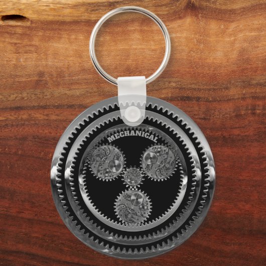 Mechanische multi-tandafdrukken sleutelhanger (Voorkant)