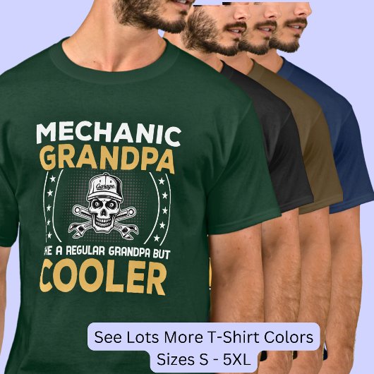 Mechanische opa koeler t-shirt