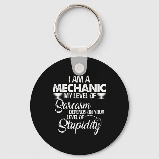 Mechanische overs | Ik ben een mechanisch Sleutelhanger (Voorkant)