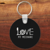 Mechanische overs | Liefde mijn mechanisme Sleutelhanger (Voorkant)
