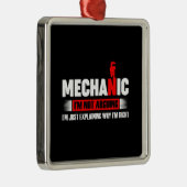 Mechanische overs | Mechanisch dat ik niet aanzoek Metalen Ornament (Rechts)