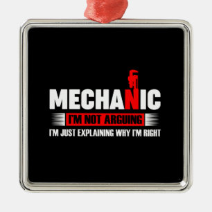 Mechanische overs Mechanisch dat ik niet aanzoek Metalen Ornament