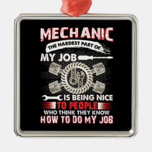 Mechanische overs Mechanische de moeilijkste Metalen Ornament