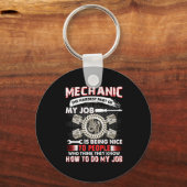 Mechanische overs | Mechanische de moeilijkste Sleutelhanger (Voorkant)