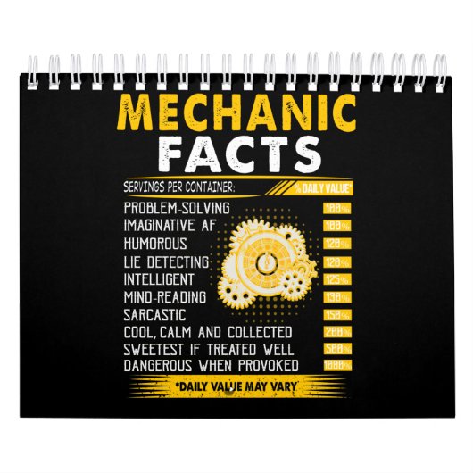 Mechanische overs | Mechanische feiten Kalender (Hoes)