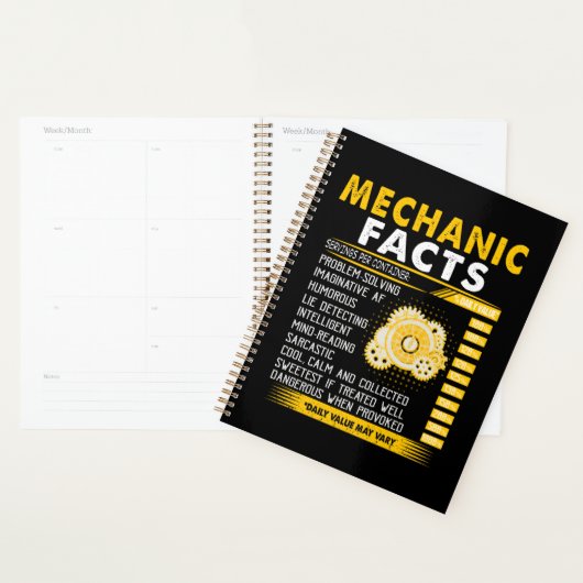Mechanische overs | Mechanische feiten Planner (Display)