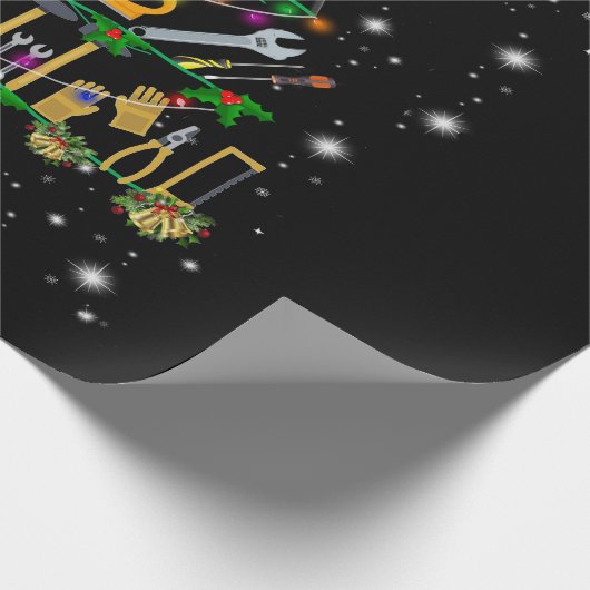 Mechanische overs | Mechanische kerstboom Cadeaupapier (Hoek)