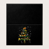 Mechanische overs | Mechanische kerstboom Kaart (Buitenkant ongevouwen)