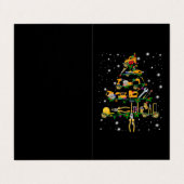 Mechanische overs | Mechanische kerstboom Visitekaartje (Buitenkant ongevouwen)