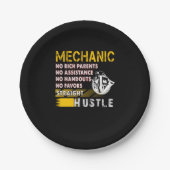 Mechanische overs | Mechanische rechte hustle Papieren Bordje (Voorkant)
