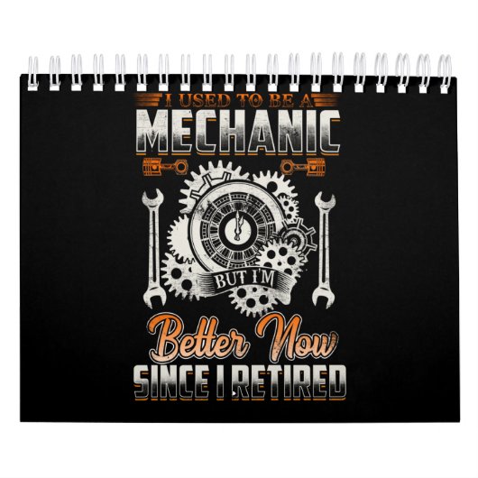 Mechanische overs | Vintage I was vroeger mechanis Kalender (Hoes)