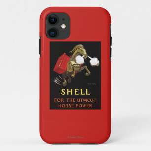 Mechanische paarden met Shell Oil Case-Mate iPhone Case