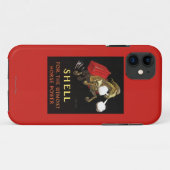 Mechanische paarden met Shell Oil Case-Mate iPhone Case (Achterkant (horizontaal))