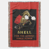 Mechanische paarden met Shell Oil Deken (Voorkant Verticaal)