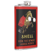 Mechanische paarden met Shell Oil Heupfles (Rechts)