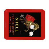 Mechanische paarden met Shell Oil Magneet (Horizontaal)