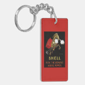 Mechanische paarden met Shell Oil Sleutelhanger (Voorkant Links)
