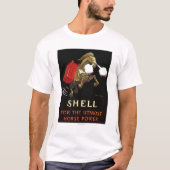 Mechanische paarden met Shell Oil T-shirt (Voorkant)