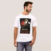 Mechanische paarden met Shell Oil T-shirt (Voorkant volledig)