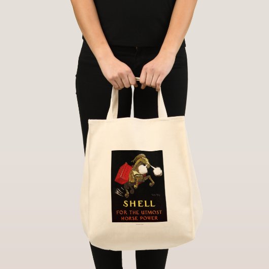 Mechanische paarden met Shell Oil Tote Bag (Voorkant (product))