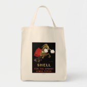 Mechanische paarden met Shell Oil Tote Bag (Voorkant)