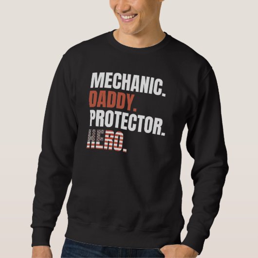 Mechanische papa beschermer held trotse papa Ameri Trui (Voorkant)