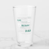 Mechanische papa | Vaderdag Glas (Voorkant)