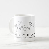 Mechanische peptidewoord mok (Voorkant links)