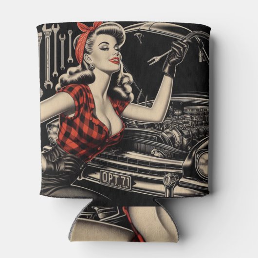 Mechanische Pin Up Blikjeskoeler (Achterkant)