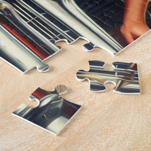 Mechanische Pin Up Legpuzzel (Zijkant)