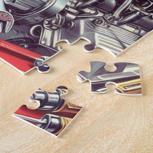  Mechanische Pin-up Legpuzzel (Zijkant)