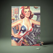  Mechanische Pin-up Legpuzzel
