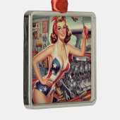  Mechanische Pin-up Metalen Ornament (Rechts)