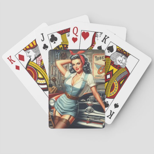 Mechanische Pin Up Pokerkaarten (Achterkant)