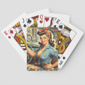  Mechanische Pin Up Pokerkaarten (Achterkant)