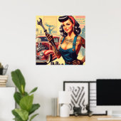  Mechanische Pin-up Poster (Thuiskantoor)
