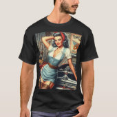  Mechanische Pin Up T-shirt (Voorkant)