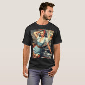  Mechanische Pin Up T-shirt (Voorkant volledig)