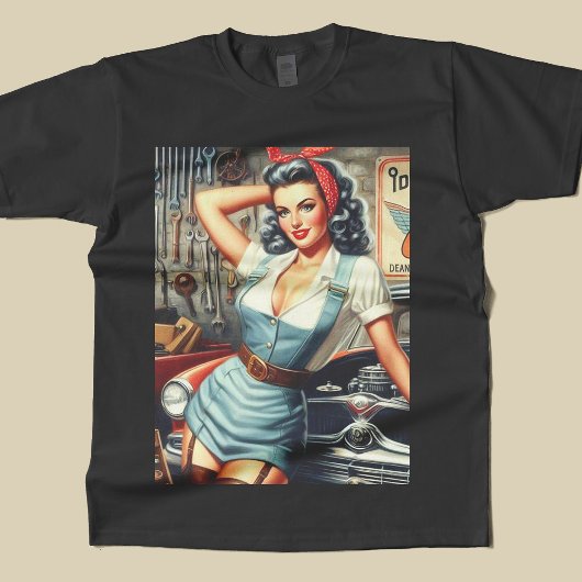 Mechanische Pin Up T-shirt