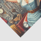  Mechanische Pin Up Tissuepapier (Detail)