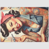  Mechanische Pin-up Tissuepapier (Voorkant)