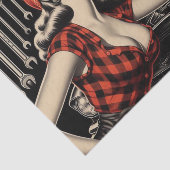  Mechanische Pin Up Tissuepapier (Detail)