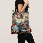  Mechanische Pin Up Tote Bag (Dichtbij)