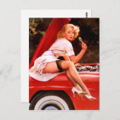 Mechanische pop omhoog briefkaart (Voorkant / Achterkant)