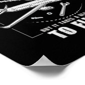 Mechanische prijsopgave voor Vliegtuigen Poster (Hoek)