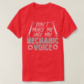 Mechanische Quote Car WFrench Nut Voice Mechatroni T-shirt (Design voorkant)