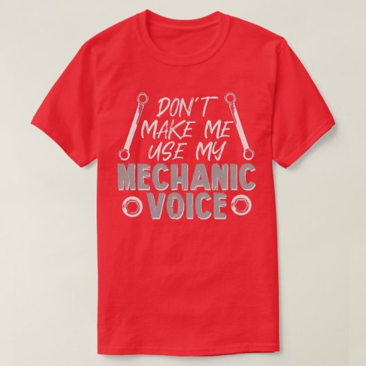 Mechanische Quote Car WFrench Nut Voice Mechatroni T-shirt (Design voorkant)